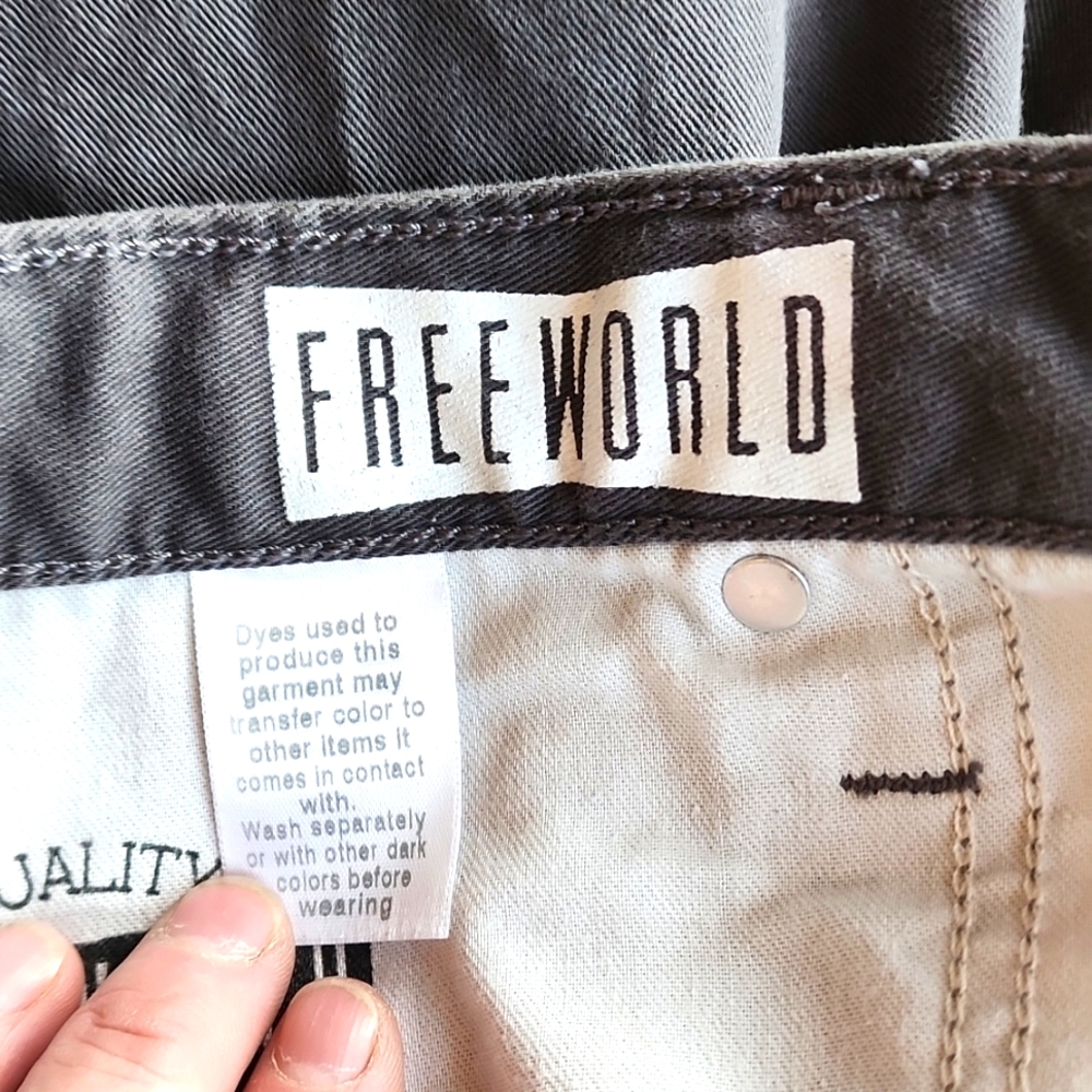 Freeworld Night Train Regular Cut Grayish Blue Denim 36W/33L - Picture 5 of 9